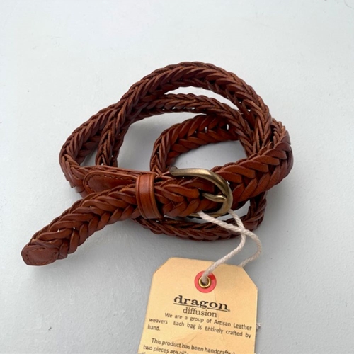 DRAGON DIFFUSION BELT 2CM SINGLE LINK TAN